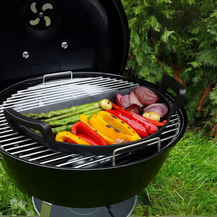 Drip 'N Griddle Pan - 18" Cast Iron