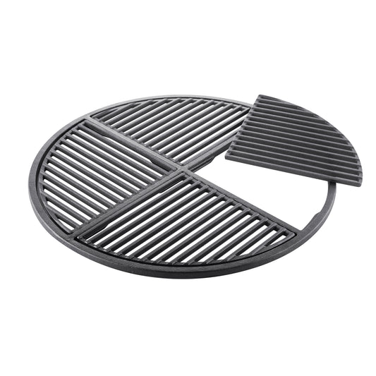 Craycort 21.5” Pre-Seasoned Cast Iron Modular Grill Grate – Customizable Surface for Versatile Grilling