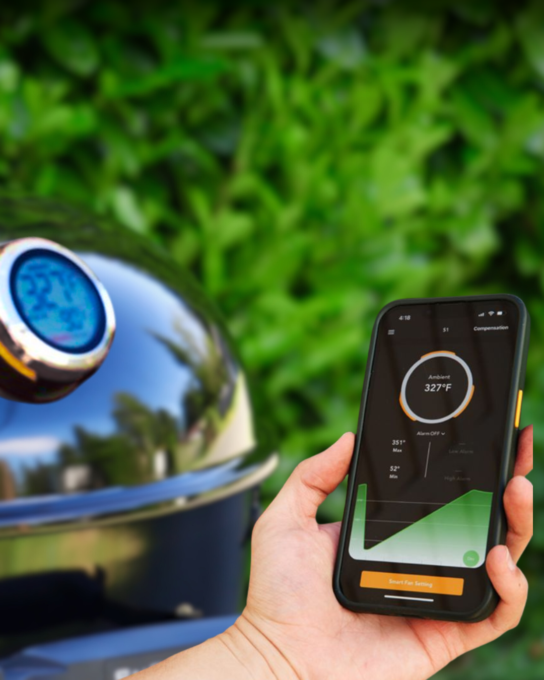 ChefsTemp ProTemp S1 Patented Smart Grill Gauge Thermometer Hub