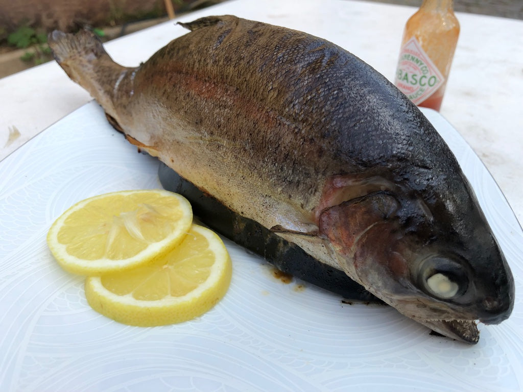 The Flying Fish - Ceramic Fish Grilling Holder Set of 2