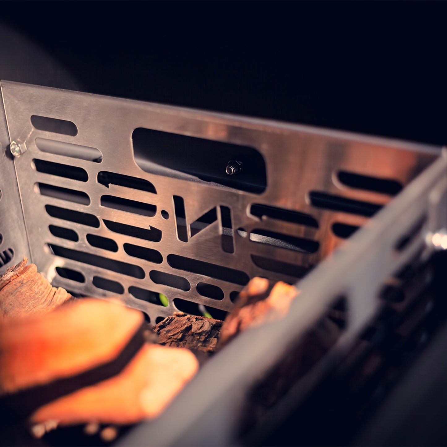 Slow 'N Sear Offset Smoker Charcoal Basket + Water Wall - Moveable Grill Water Reservoir Pan