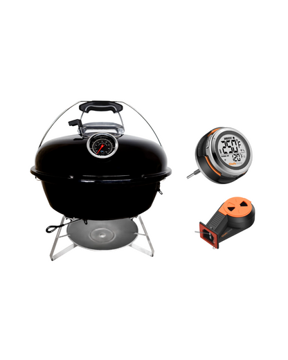 Slow ‘N Sear® Home 'N Roam Travel Kettle + ChefsTemp Ultimate BBQ Bundle
