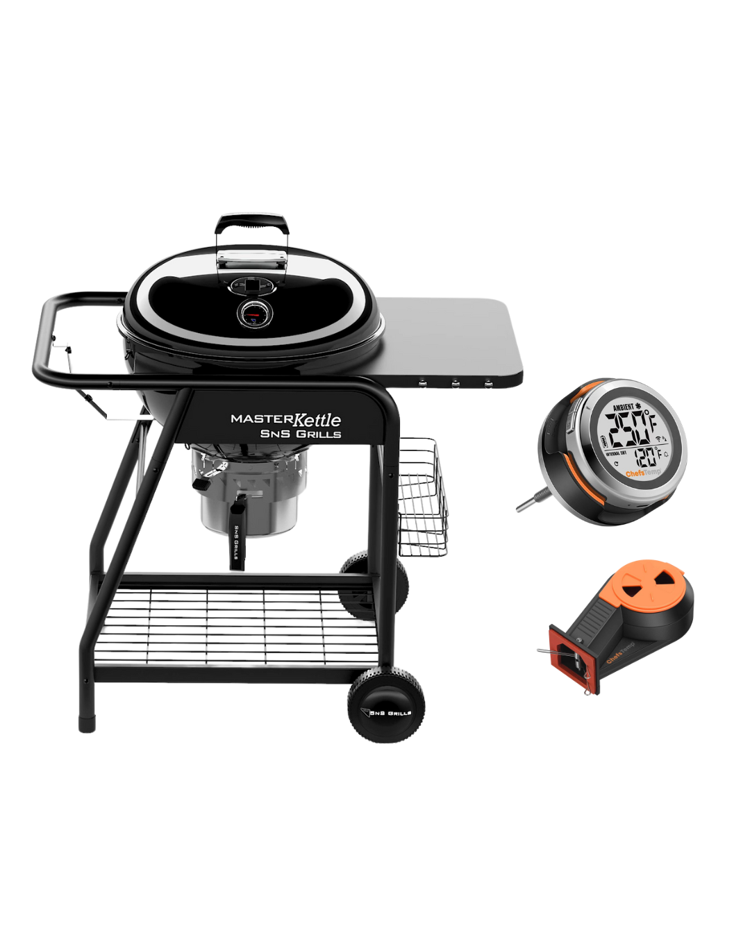 Slow ‘N Sear® MasterKettle + ChefsTemp Ultimate BBQ Bundle