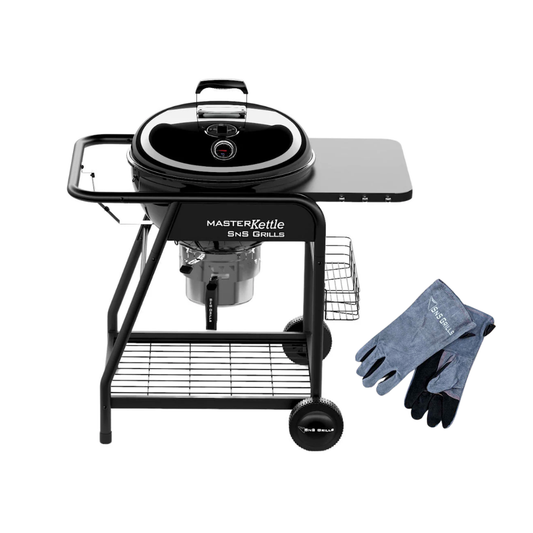 SNS Grills MasterKettle On Sale + FREE Heat-Resistant Gloves