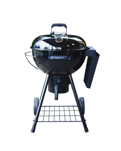 SnS Grills 22" Black Edition Kettle w/ Side Shelf